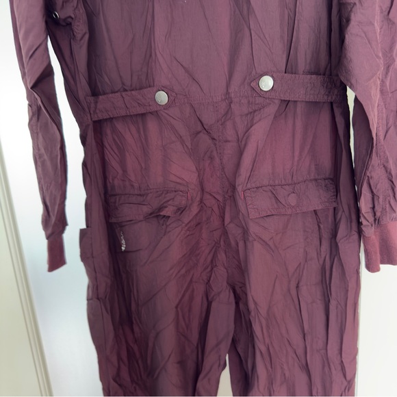 Free People Plum Hooded Jumpsuit - Picture 4 of 7